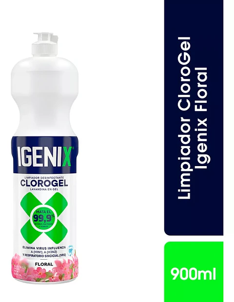 Igenix Limpiador Clorogel Floral 900ml
