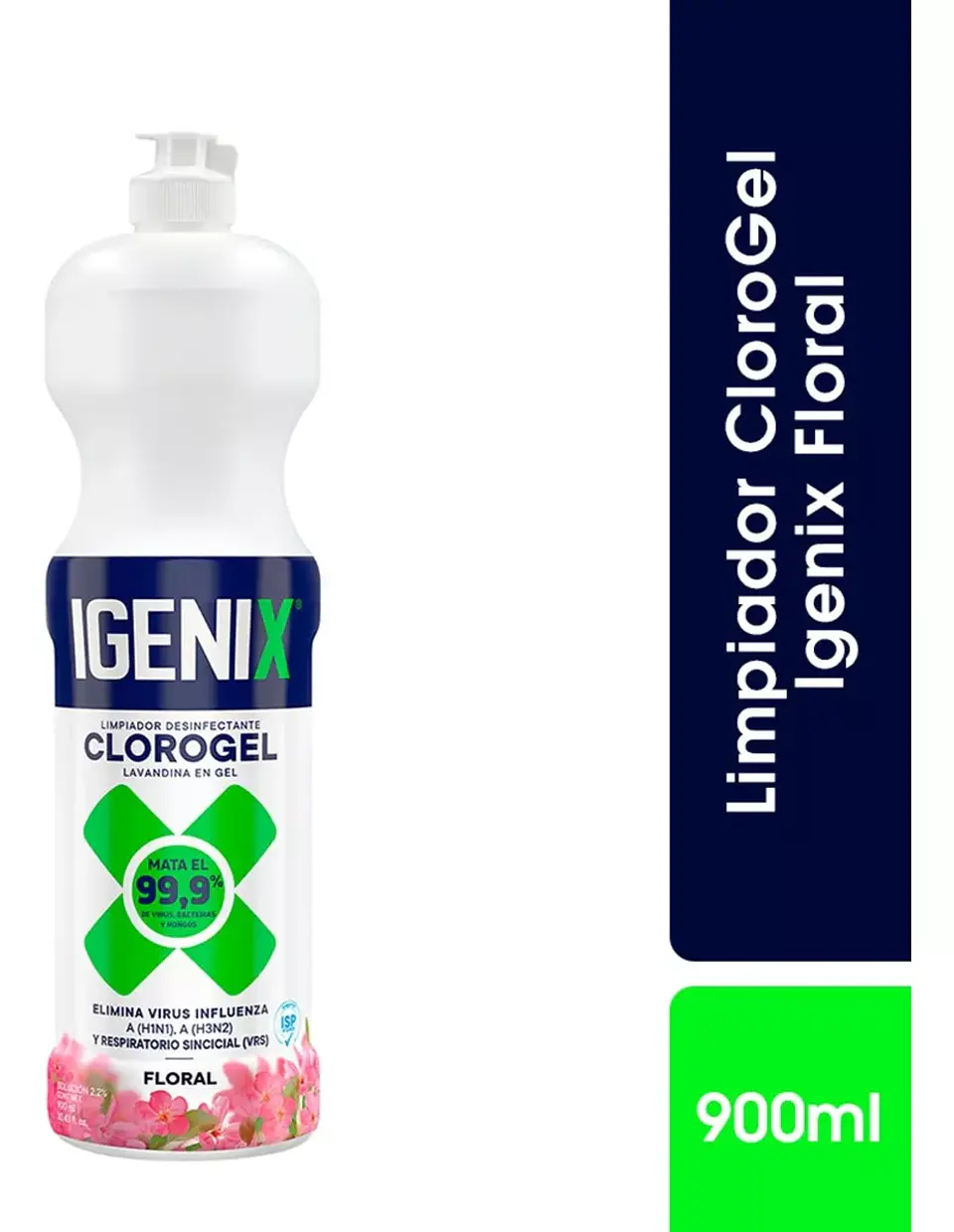 Igenix Limpiador Clorogel Floral 900ml 1