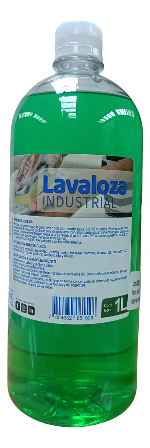 Lavaloza Industrial Concentrado 1 Litro Wk750 - Winkler 