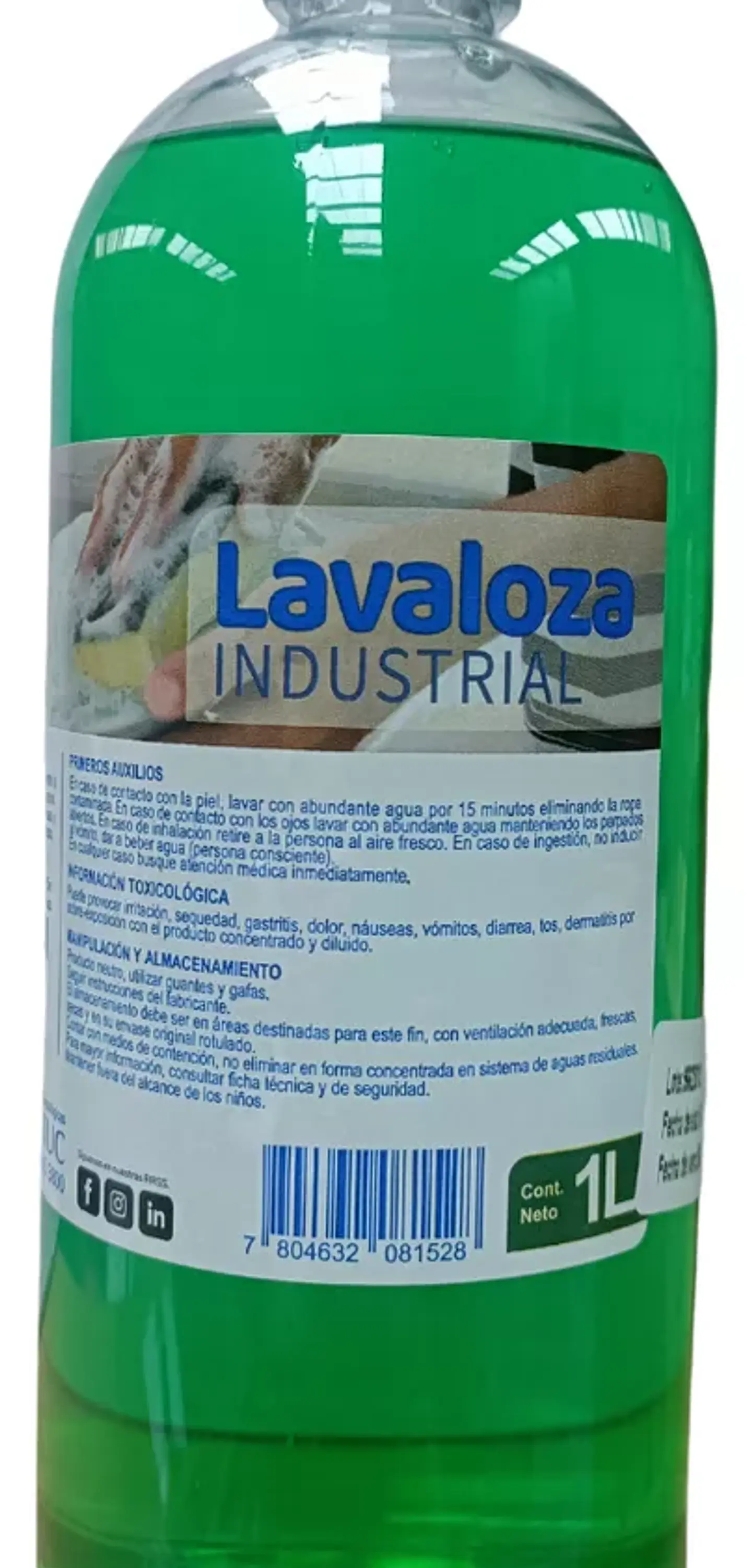 Lavaloza Industrial Concentrado 1 Litro Wk750 - Winkler  1