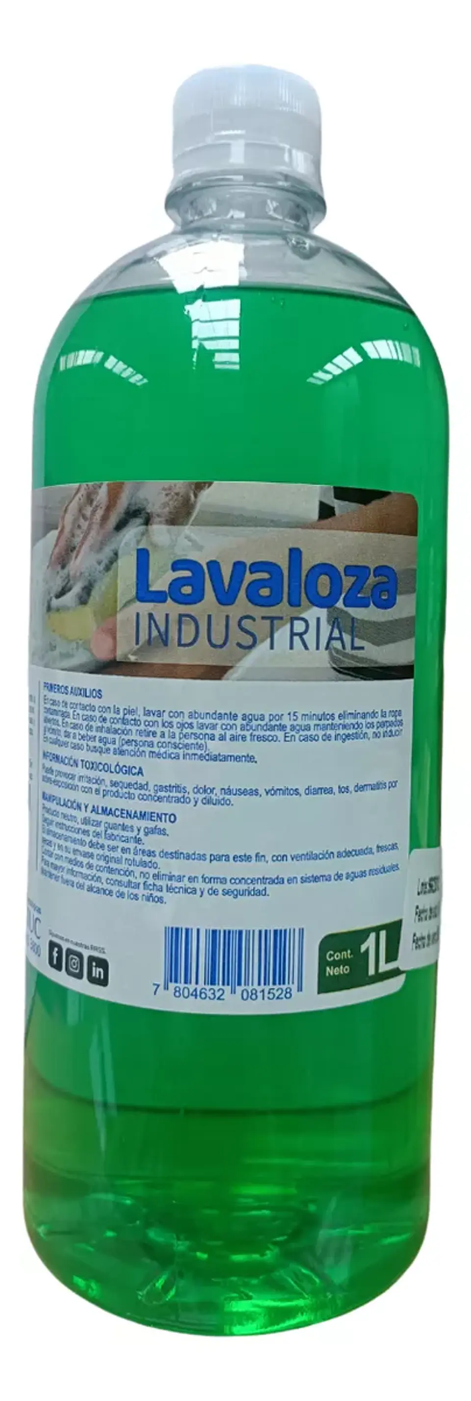 Lavaloza Industrial Concentrado 1 Litro Wk750 - Winkler  1