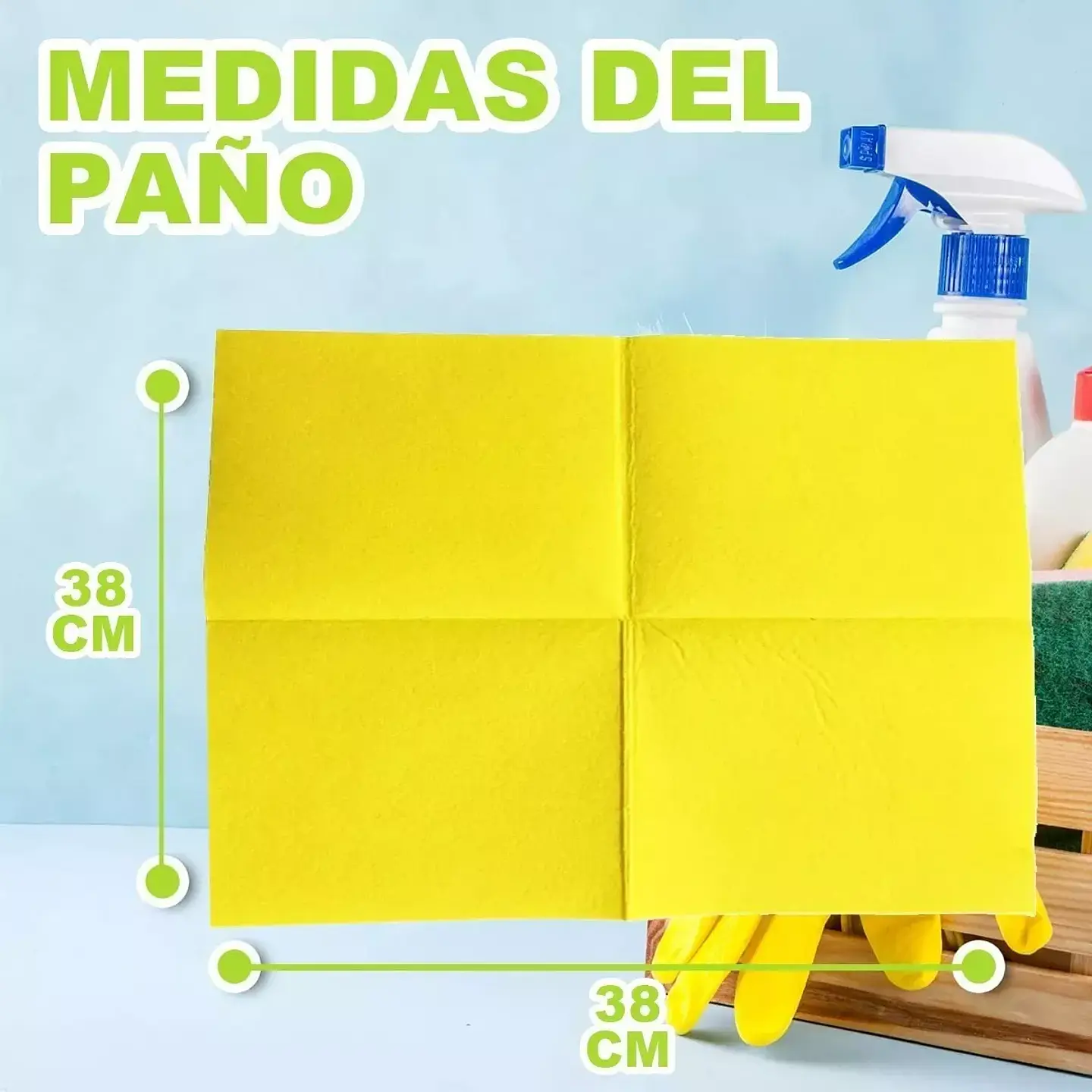 Paño Amarillo Multiuso Pack 12 Unidades 2
