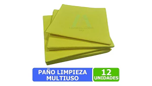 Paño Amarillo Multiuso Pack 12 Unidades