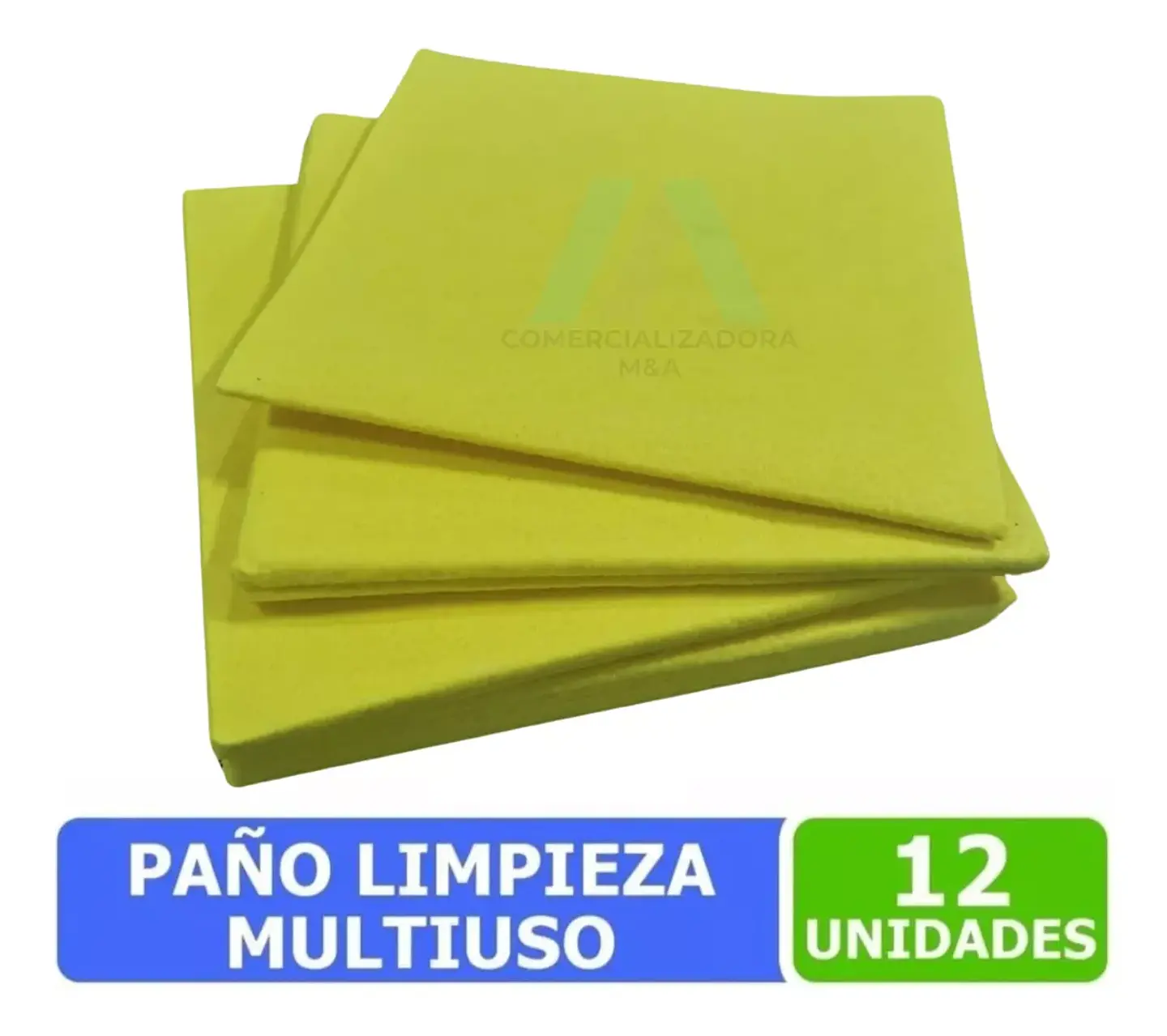 Paño Amarillo Multiuso Pack 12 Unidades 1