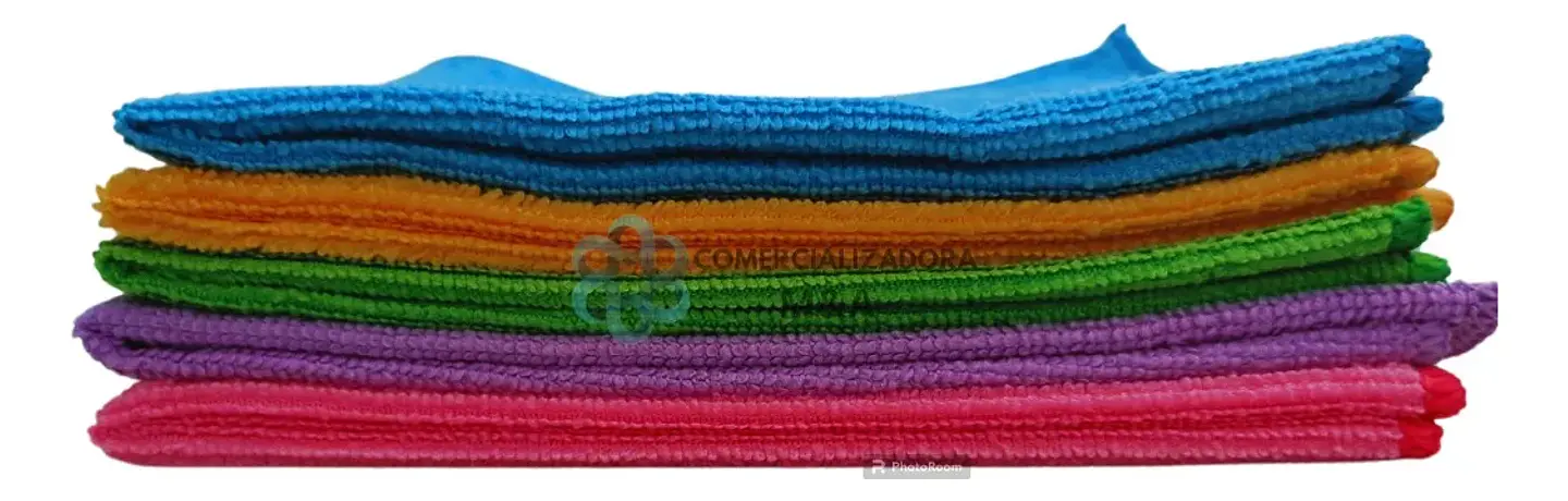 Paño De Microfibra 40x40 5 Unidades 2