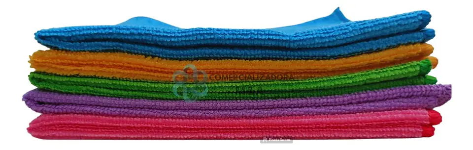 Paño De Microfibra 40x40 5 Unidades 2