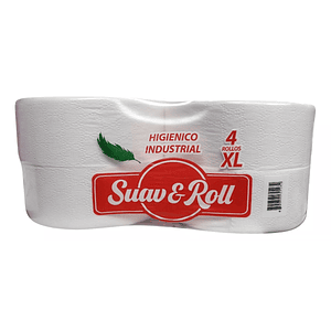 Papel Higiénico Industrial 4 Rollos De 500 Metros C/u.