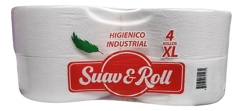 Papel Higiénico Industrial 4 Rollos De 500 Metros C/u.