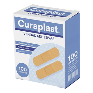 Parche Curita Curaplast Estéril Caja De 100 Unidades, Curaplast