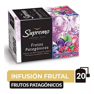 Te Frutos Patagónicos, 20 Bolsitas