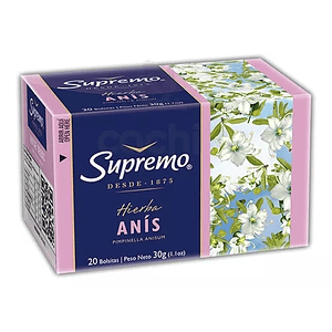 Te Supremo Anis 20 Sobres