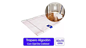 Trapero Algodón Con Ojal 50 X 70 Cm 