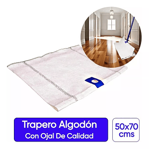 Trapero Algodón Con Ojal 50 X 70 Cm 