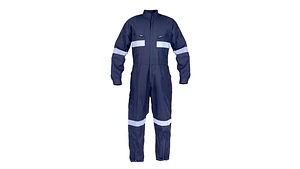 Overol Piloto Poplin Azul Con Reflectantes