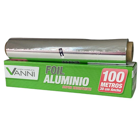 Rollo Papel Aluminio 100 Metros 