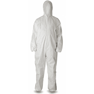 Buzo Desechable Blanco Polipropileno 45g/m2 - PERFECT SENSE