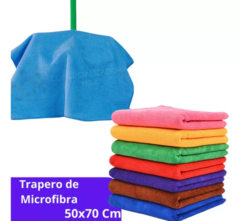 Trapero Microfibra 50x70 Cm Con Ojal