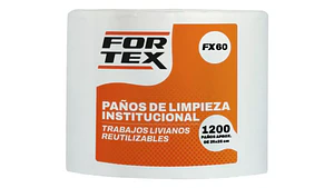 Paños De Limpieza Mecánica Industrial 1200 Unidades - Fortex