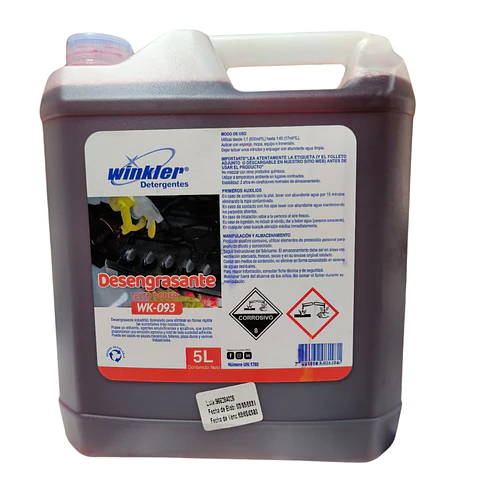 Desengrasante Industrial Alto Poder 5 Litros Wk-093 