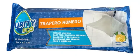 Trapero Húmedo Aroma Limon 12 Unidades