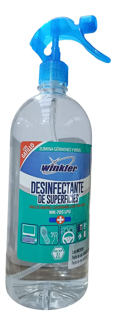 Amonio Cuaternario Listo Para Usar - 1 Litro C/gatillo - Winkler