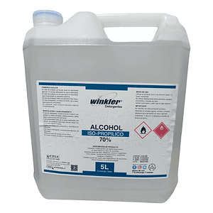 Alcohol Isopropílico 70% 5 Litros