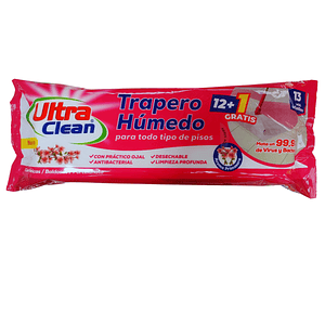 Trapero Húmedo Aroma Primavera - Ultra Clean 