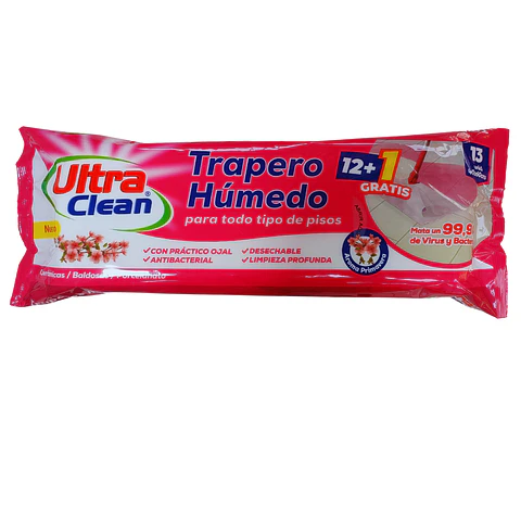 Trapero Húmedo Aroma Primavera - Ultra Clean 