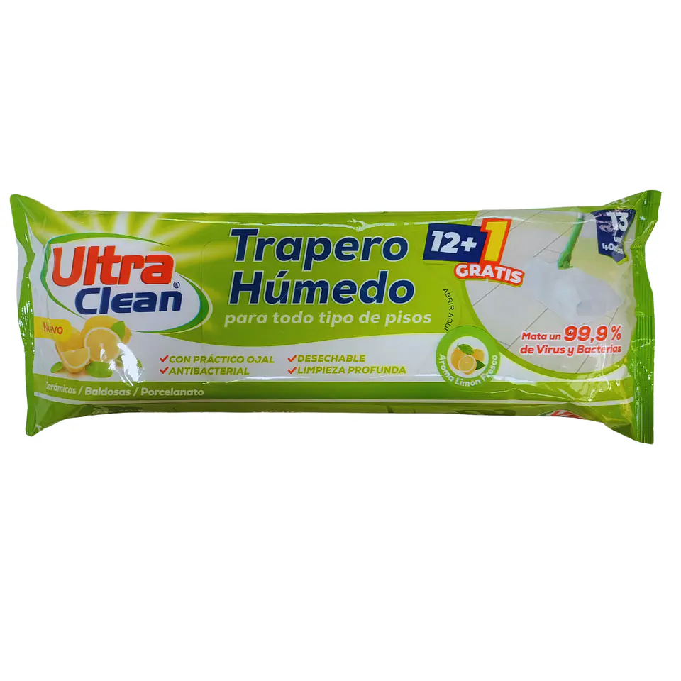 Trapero Húmedo - Ultra Clean - Aroma Limón  1