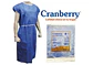 Bata Desechable Paciente Tela Sms Adulto Azul - Cranberry - Miniatura 2