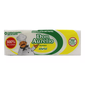 Servilleta Coctel Mesa 300 Unidades 23x24 Cm - Don Aurelio