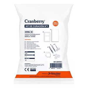 Kit De Curación Estéril  Desechable - Cranberry