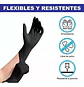 Guantes De Nitrilo Negro Caja de 100 Unidades - Mred - Miniatura 4