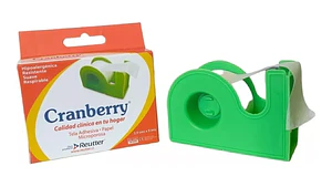 Tela Adhesiva Papel Microporosa 5cm X 9m - Cranberry