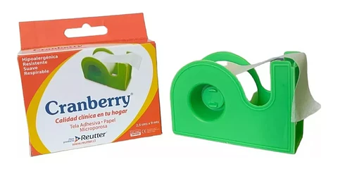Tela Adhesiva Papel Microporosa 5cm X 9m - Cranberry