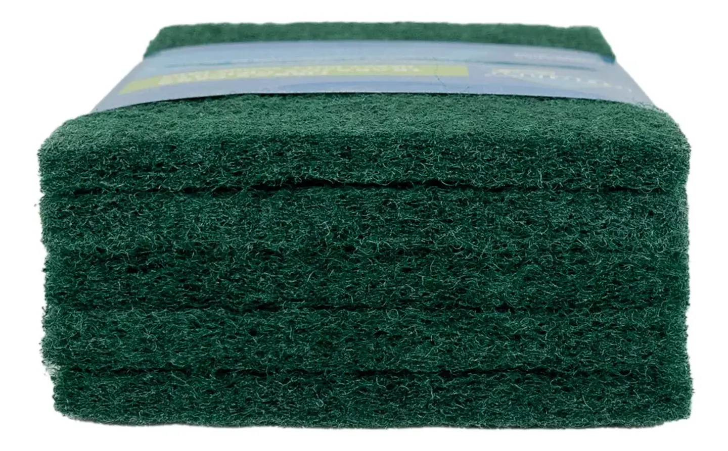 Esponjas Fibra Verdes Abrasivas Para Cocina Pack 5 Unidades 2