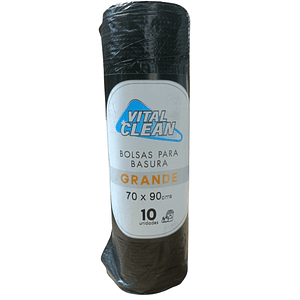 Bolsa De Basura Mediana 70x90 Cms Rollo 10 Unidades