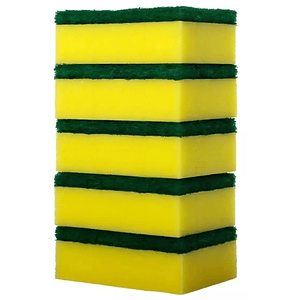 Pack 5 Esponjas Lisa Amarillas Multiuso