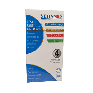Test Multidrogas Scanmed Test Deteccion 4 Drogas