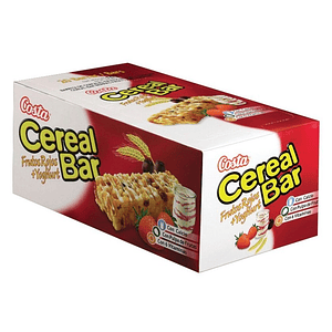 Barra Cereal Cerealbar Frutos Rojos + Yoghurt (20 Unidades)