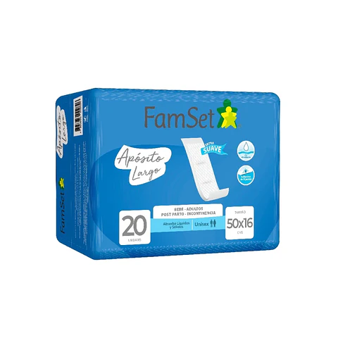 Famset Apósito Talla 50x 16 20 Unidades