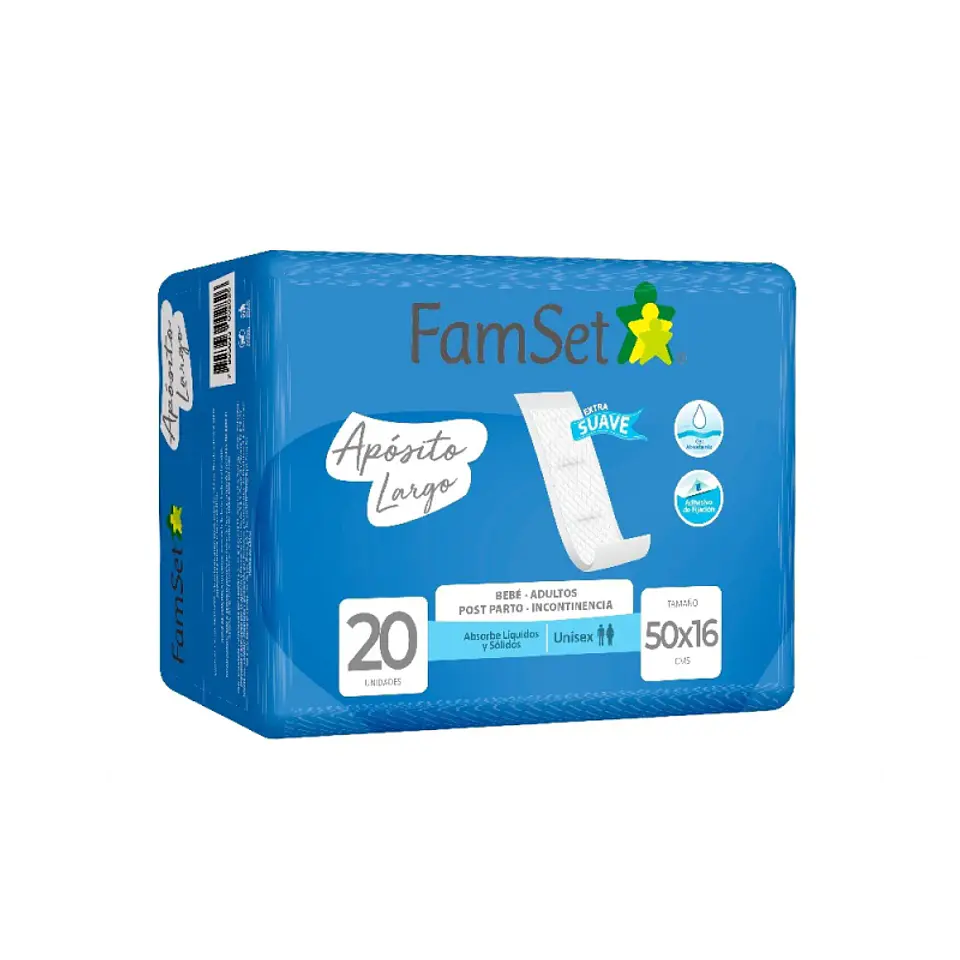 Famset Apósito Talla 50x 16 20 Unidades 1