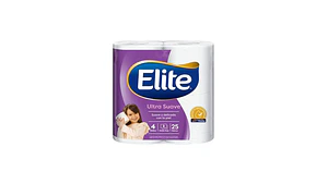 Elite Papel Higienico Doble Hoja 25 Metros 4 Rollos