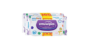 Toallitas humedas Emuwipes superior 160 unidades