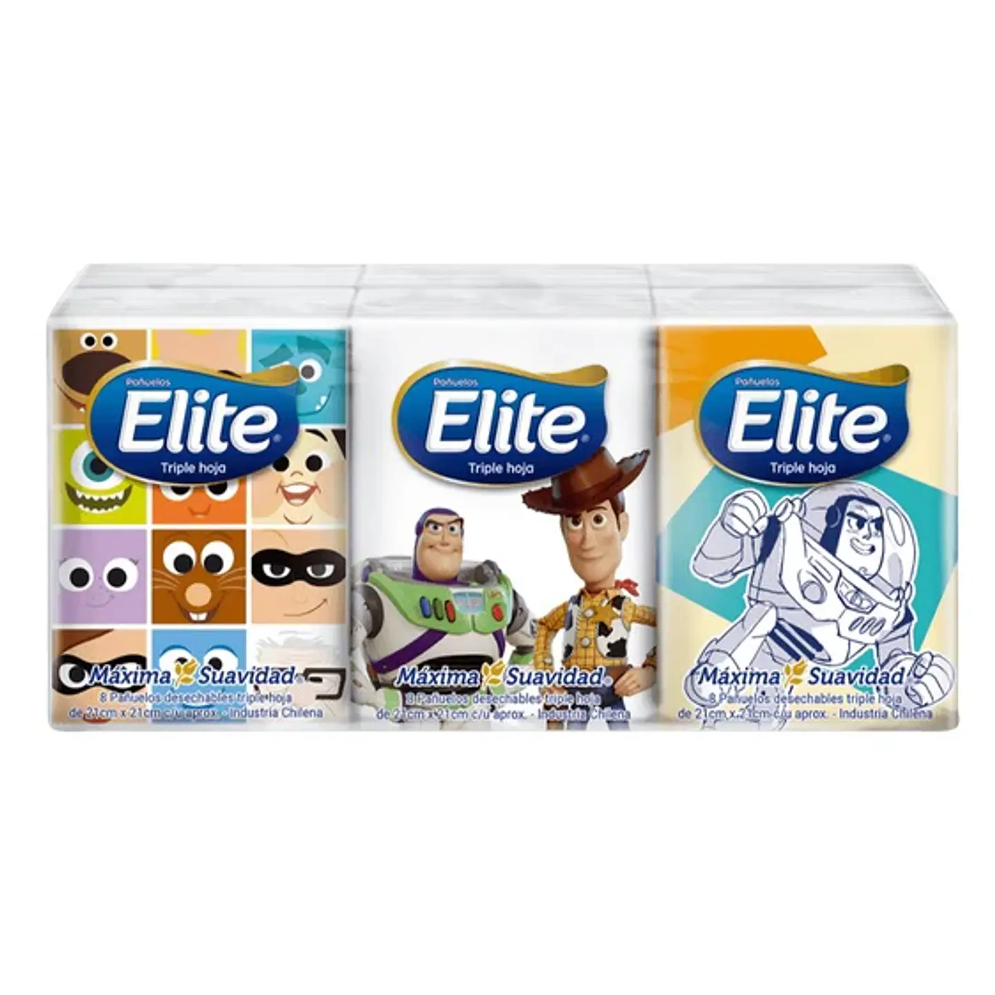 Pañuelos Elite compactos infantil 6 paquetes 1