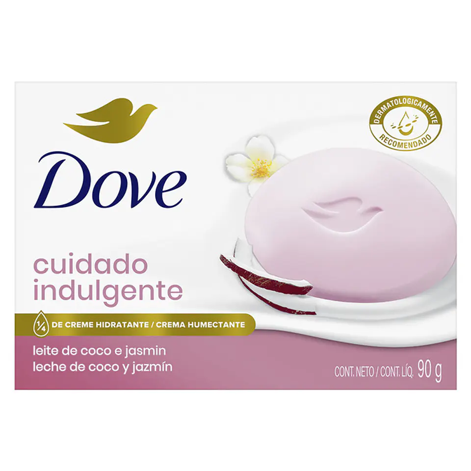 Jabón barra Dove Cuidado Indulgente 90gr 1