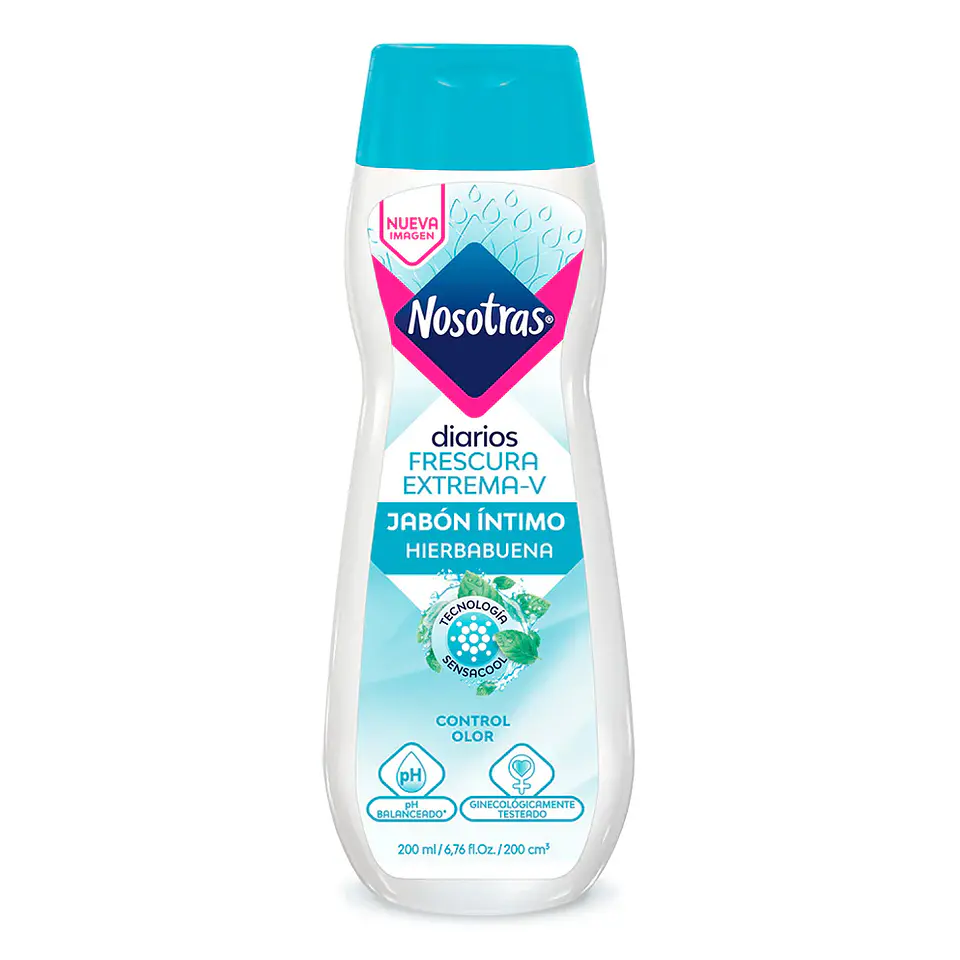 Jabón Intimo Nosotras Frescura extrema 200ml 1