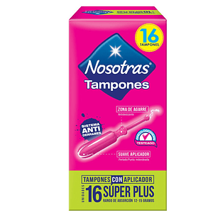 Tampones Nosotras Super Plus 16 unds