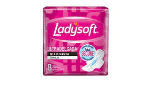 Toalla higiénica Ladysoft Ultradelgada malla 8 unds