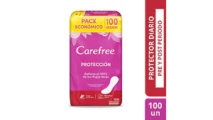 Protectores diarios Carefree proteccion con perfume 100unds